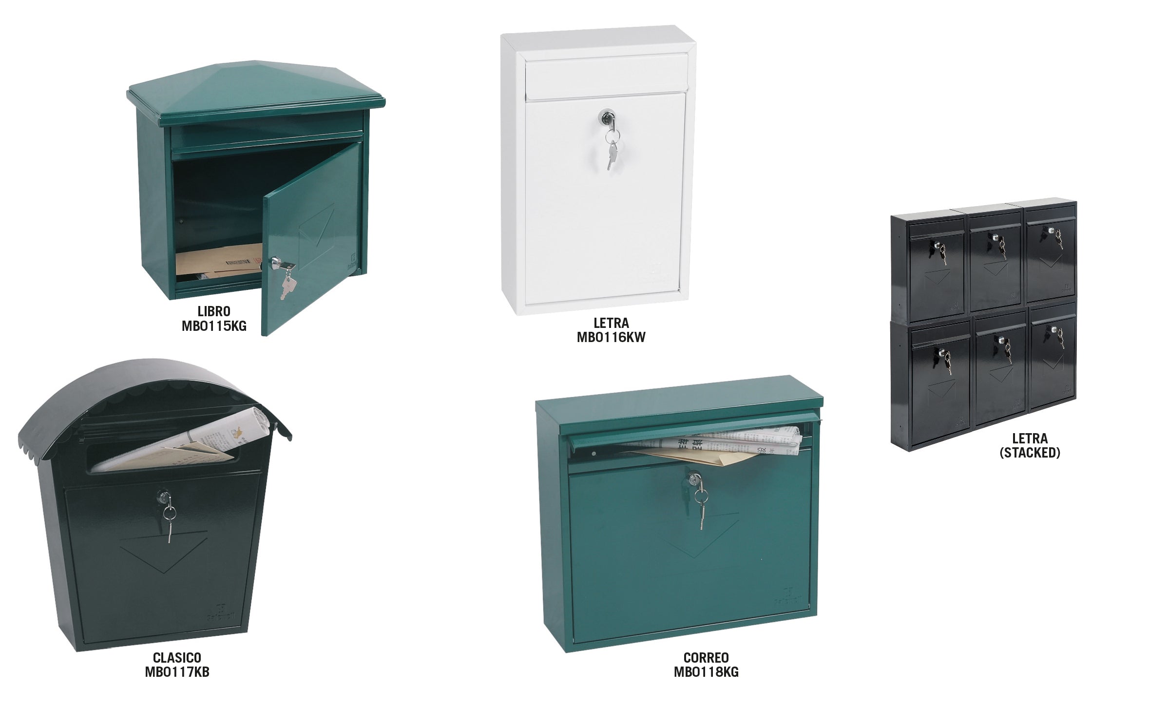 Phoenix Front Loading Letter Boxes (MB)