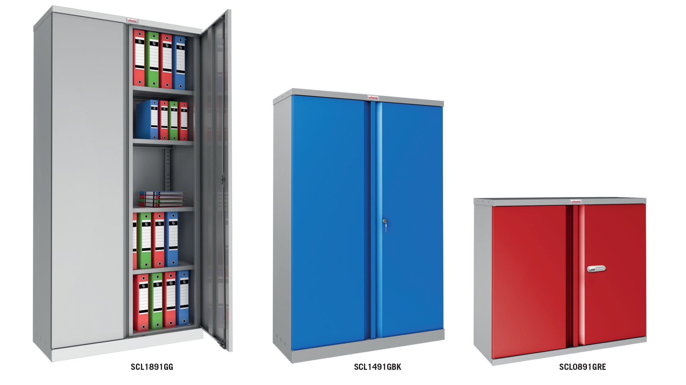 Phoenix Steel Storage Cupboards (SCL)